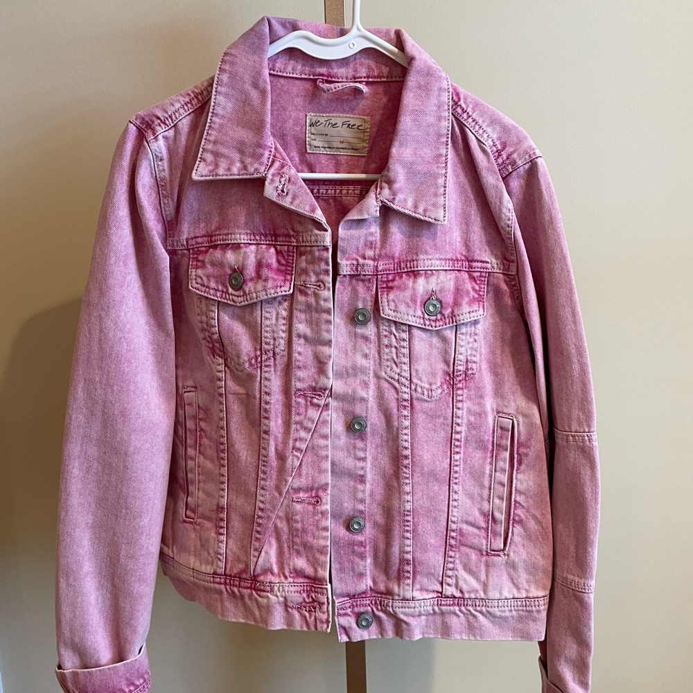 Pink Denim Jacket, new